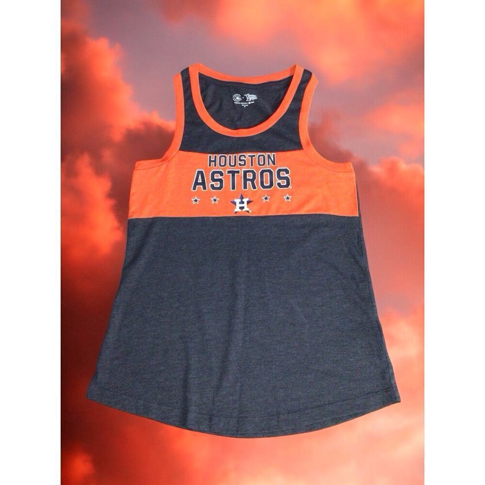 NWT MLB Houston Astros MLB Tank Top by CAMPUS LIFESTYLE, Women’s size XS